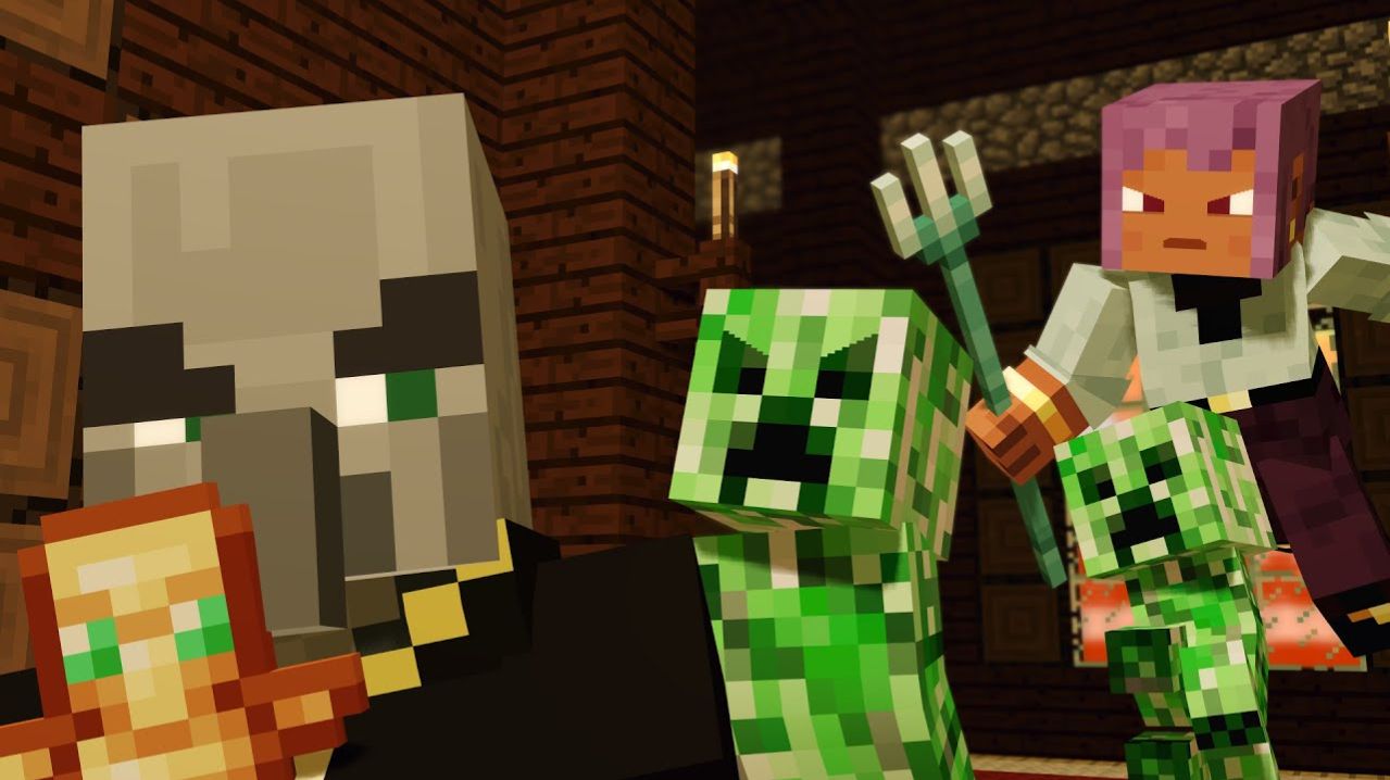 Приключения Крипера и Разбойников - Майнкрафт Мультики