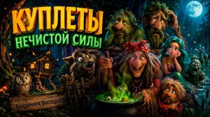 "КУПЛЕТЫ НЕЧИСТОЙ СИЛЫ" — МУЛЬТФИЛЬМ ПО В.С.ВЫСОЦКОМУ | БАБА-ЯГА И КОМПАНИЯ