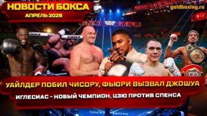 Новости бокса: Фьюри вызвал Джошуа, Уайлдер-Чисора, Цзю против Спенса, Иглесиас чемпион, Конор Бенн