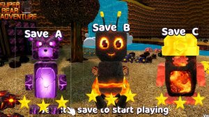 Герой Мишка спасает землю от ЛАВЫ! Super bear adventure