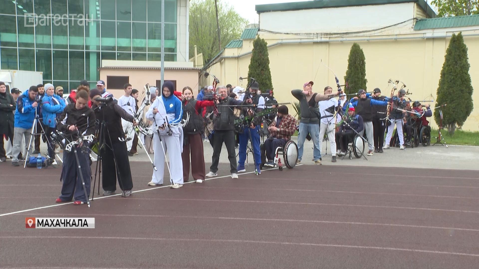 В Махачкале на стадионе «Труд» прошли соревнования по стрельбе из лука