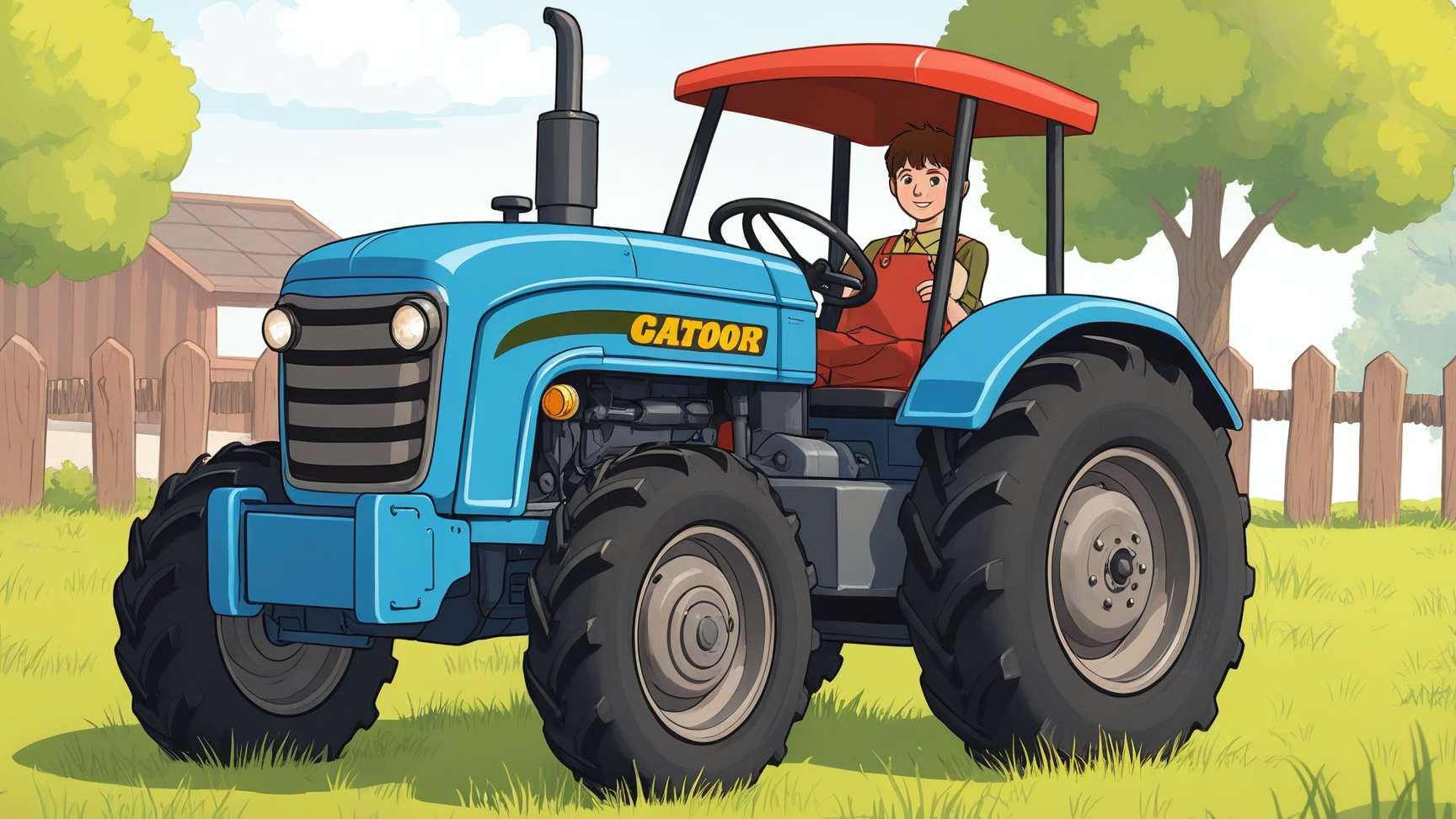 Детство Синего трактора Мультфильм