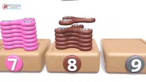 Учимся считать от 1 до 10 с Черепашкой Цвета и Цифры для малышей