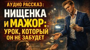 Аудио рассказ: «Нищенка и мажор: урок, который он не забудет»