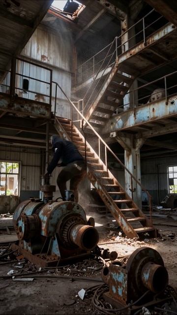 Заброшенный завод: загадка забытой эпохи #заброшенныеместа #индустриальнаяархитектура #история