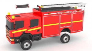 Учим цвета с помощью уличных транспортных средств и автомобиля, парковка транспортных средств