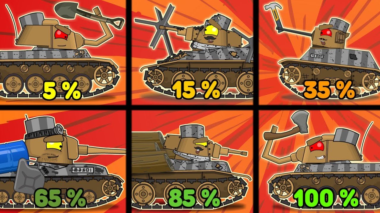 Партизанская деревня - Мультики про танки