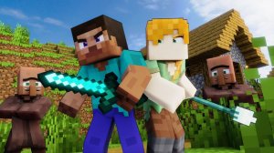 Стив и Алекс СПАСАЮТ МИР - Майнкрафт Мультики