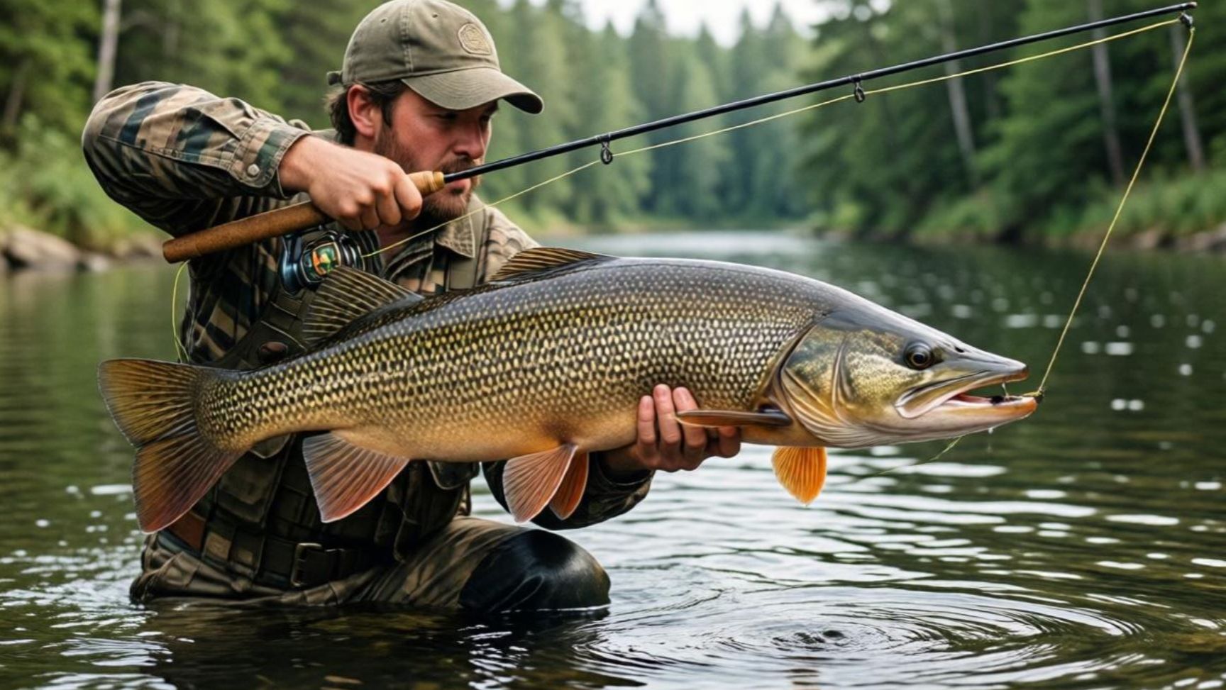 Охота и Рыбалка ЛОВЛЯ ХАРИУСА по ДЕДОВСКИ Аэролодка СНЕГОХОД ЛЕТОМ Ловля ТАЙМЕНЯ Тайга Сибирь Лес