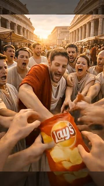 Что если бы ты привез чипсы ЛЭЙС в Древний Рим