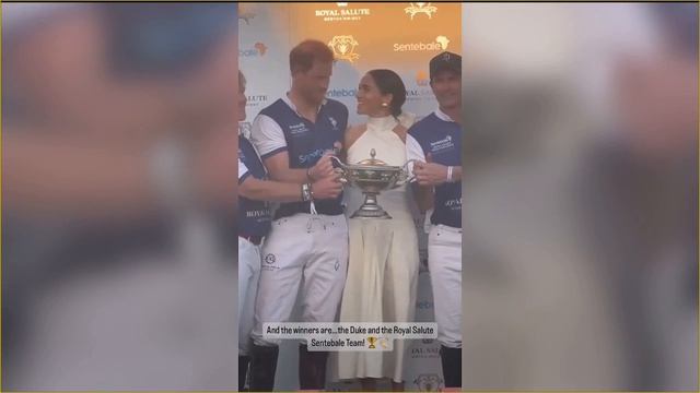 Меган и Софи Чандаука - неловкая ситуация на матче по поло