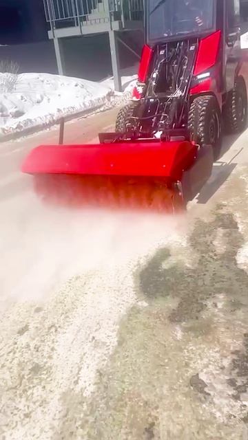 Мини-Погрузчик RED для коммунальных работ!  Отзыв от управляющей компании!  Челябинск