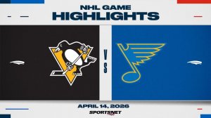 NHL Highlights ｜ Penguins vs. Blues - April 14, 2026