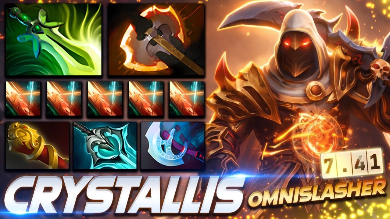 Crystallis Juggernaut Omnislasher — профессиональный геймплей в Dota 2 [Смотри и учись]