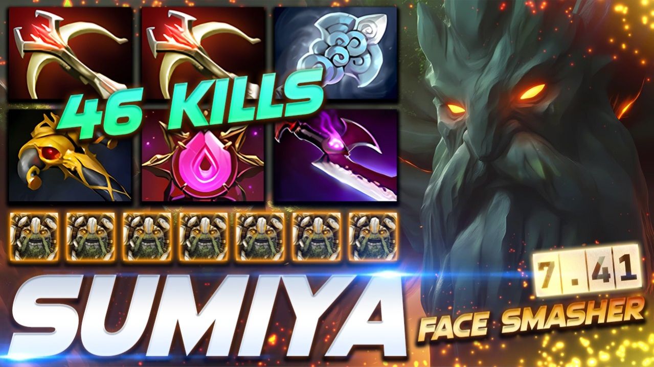 SumiYa Tiny 46 Frags BOSS — профессиональный геймплей в Dota 2 [Смотри и учись]
