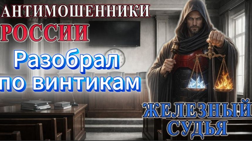 ЖЕЛЕЗНЫЙ СУДЬЯ    РАЗОБРАЛ ПО ВИНТИКАМ  МОШЕННИКИ ЗВОНЯТ ПО ТЕЛЕФОНУ