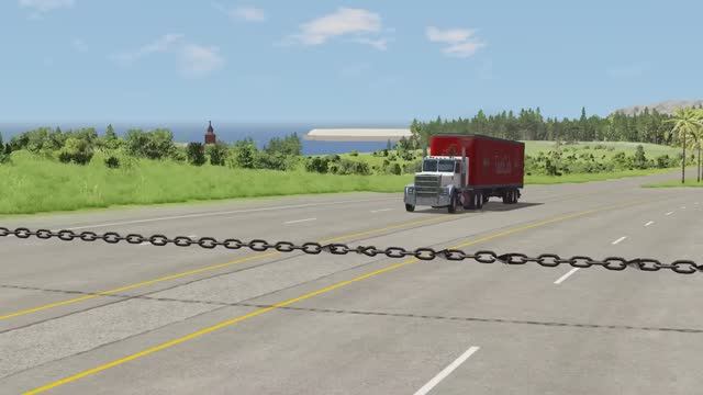 Тачки против цепи #2 🎮🎮 симулятор гонки игры про машинки vfibyrb