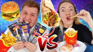 ШАУРМА В ТЮБИКЕ! Космическая Еда VS Обычная! Такого ВЫ еще НЕ видели!
