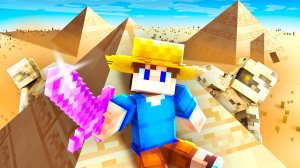 ограбил проклятую пирамиду в майнкрафт!