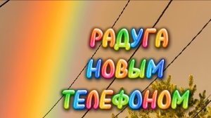 Радуга, стена дождя и собачки новым телефоном. Продолжаю тестировать✅