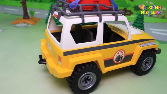 Видео для детей - Игрушечные мультики про машинки - Спички!