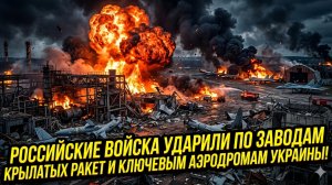 💥Россия разгромила заводы крылатых ракет и аэродромы ВСУ: подробности удара