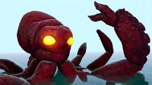 НОВЫЙ МОРСКОЙ МОНСТР КРАКЕН ПРОТИВ ВСЕХ ОБИТАТЕЛЕЙ ОКЕАНА