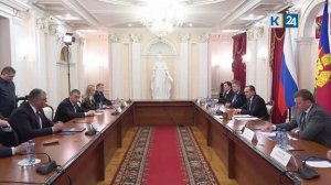 Вениамин Кондратьев встретился с председателем ЛДПР Леонидом Слуцким