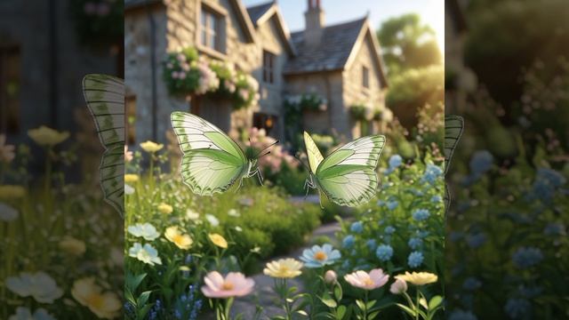 Мышка бегала с котёнком | Детский стишок 🌈