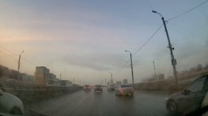 Едем по Тюмени: маршрут до музыкальной школы на автомобиле | Видео с регистратора