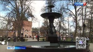 Традиционно в Нижнем Новгороде запуск городских фонтанов приурочен к весенним праздникам