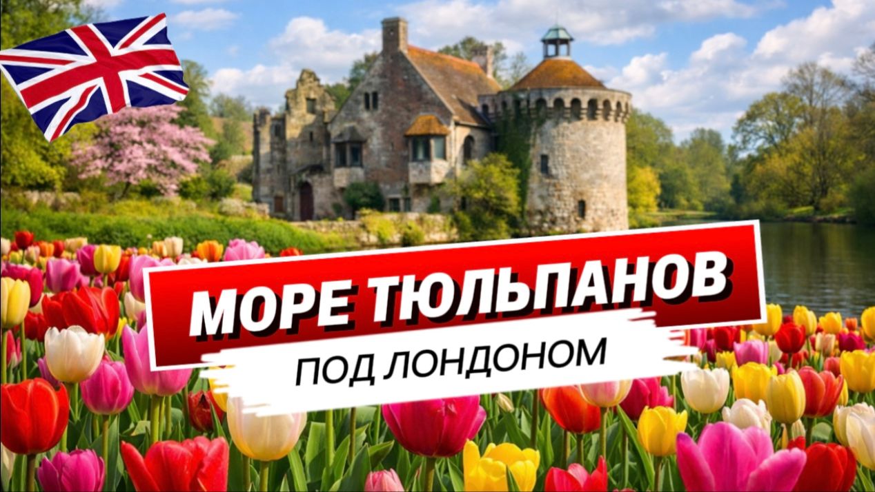 Один из самых красивых весенних маршрутов из Лондона | Tulley’s и Scotney Castle