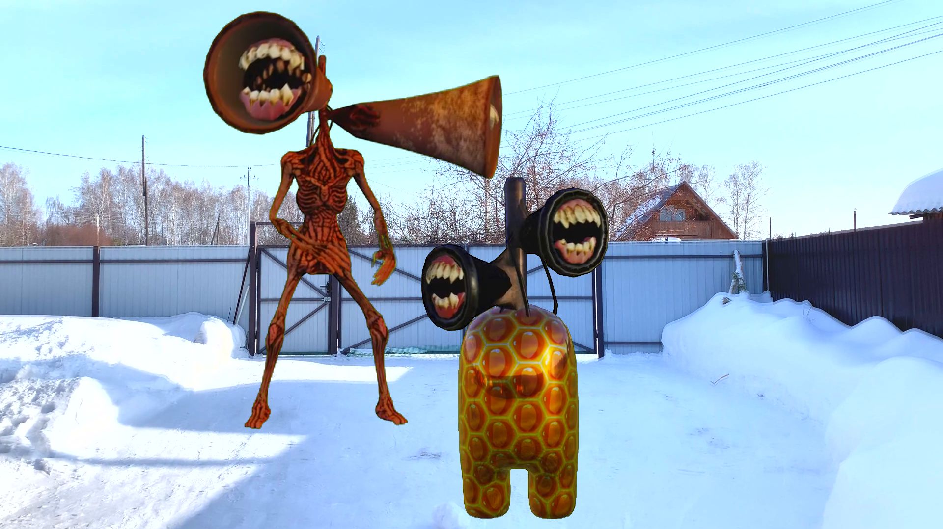 Сборник Про Сиреноголового Серегу Горку пожиратель и Амонгас в Реальной жизни