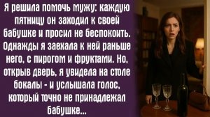 Истории из жизни. Слушать истории. Я решила помочь мужу： каждую пятницу он заходил к своей бабушке