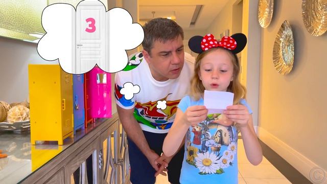 Nastya And Daddy Solve The Mystery Challenge Of 5 Keys