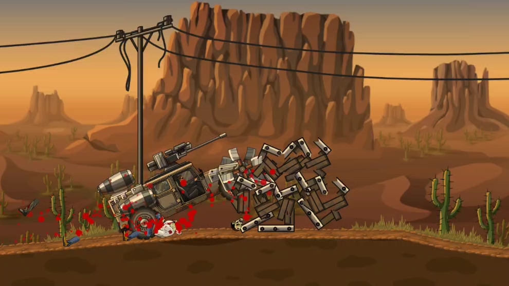 Cactus Ride 4 уровень Earn to Die