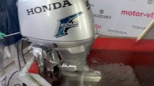 Запуск двигателя Honda BF50