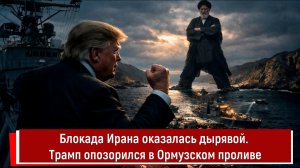 Блокада Ирана оказалась дырявой. Трамп опозорился в Ормузском проливе