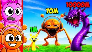 Реакция на СРАВНЕНИЕ РАЗМЕРОВ SPRUNKI