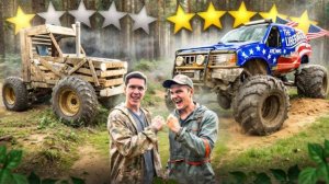 🍿 ВНЕДОРОЖНИК за 100$ из ДЕРЕВА против ВНЕДОРОЖНИКА ЗА 1000$ на бездорожье!