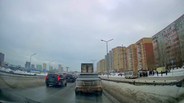 Улицы Тюмени весной 2026 | Поездка до муз. школы на Федюнинского | Видео с видеорегистратора