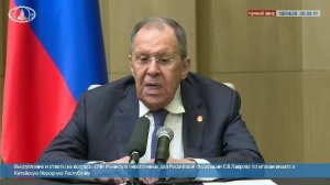 🔴 #ПрямойЭфир: Выступление и ответы на вопросы СМИ С.В.Лаврова по итогам визита в Китай