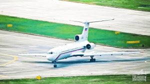 Ту-154 Такое больше не увидишь. Чудо-самолёт взлетал как стрела.