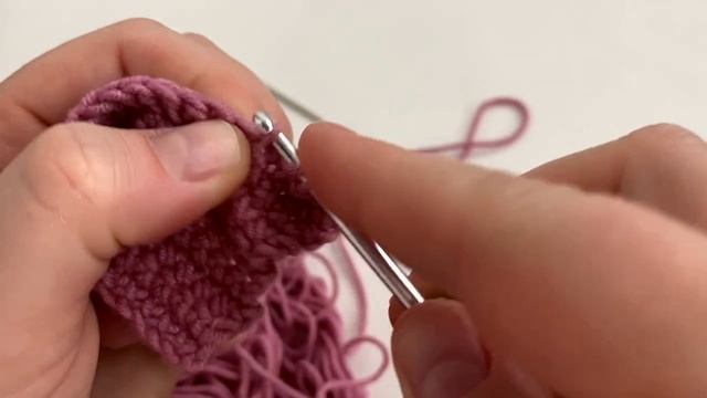 Пробуем полустолбик с накидом — элемент средней высоты для более мягкого полотна