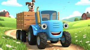 СИНИЙ ТРАКТОР ЕДЕТ ПО ПОЛЯМ - СБОРНИК ЛЮБИМЫХ ПЕСЕНОК И МУЛЬТИКОВ - МУЛЬТИКИ ДЕТЯМ И МАЛЫШАМ