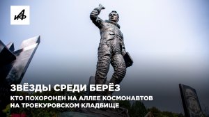 Звёзды среди берёз. Кто похоронен на Аллее космонавтов на Троекуровском кладбище