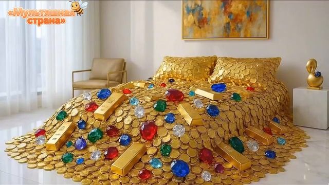 Какую вкусную кровать выберешь? Фантастическая ИИ - анимация.