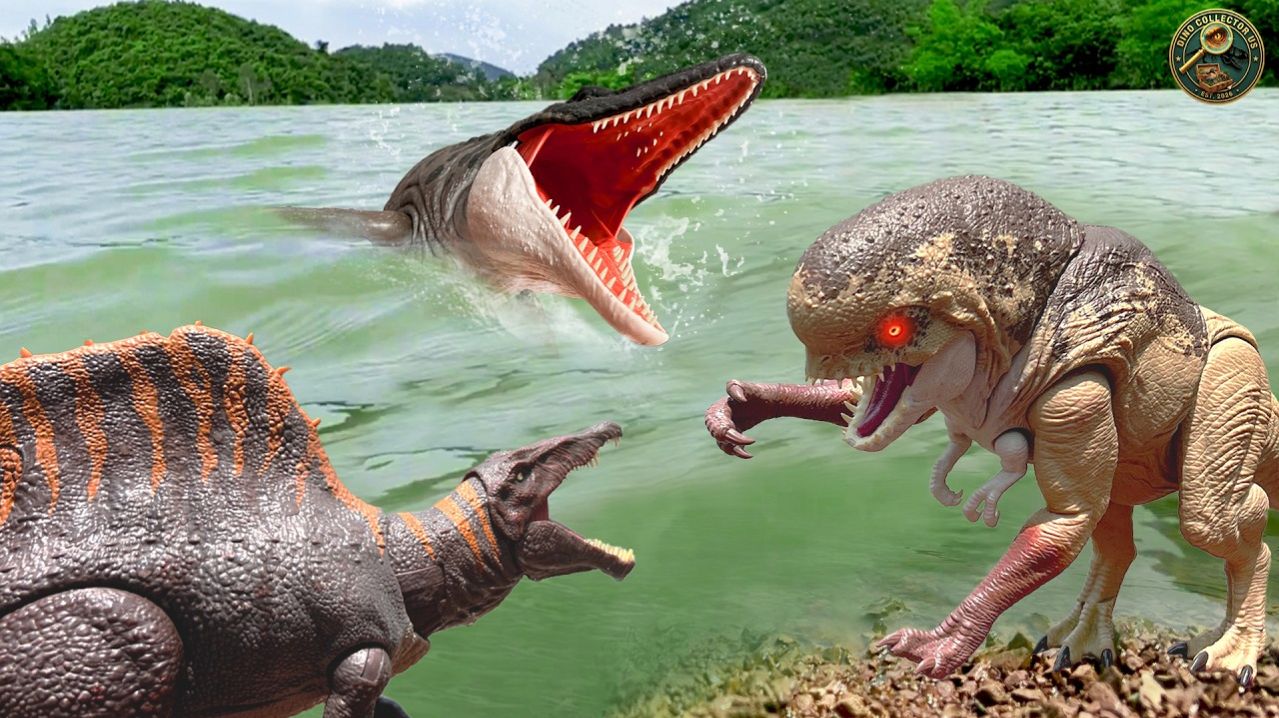 мультик с игрушками Спинозавр и Тираннозавр Рекс юрского периода Фильм про игрушки динозавров (2026)