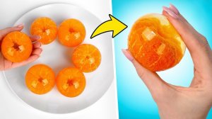 Вкусные желейные мандаринки | Побалуйте себя необычным десертом!