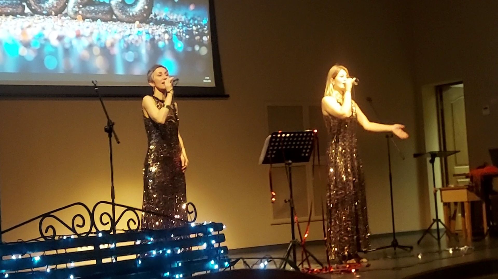 Концерт женского дуэта в санатории Виктория. Композиция Солнечное лето 05.01.25